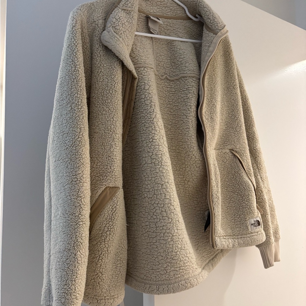 North Face Cozy Cream Sherpa Jacket